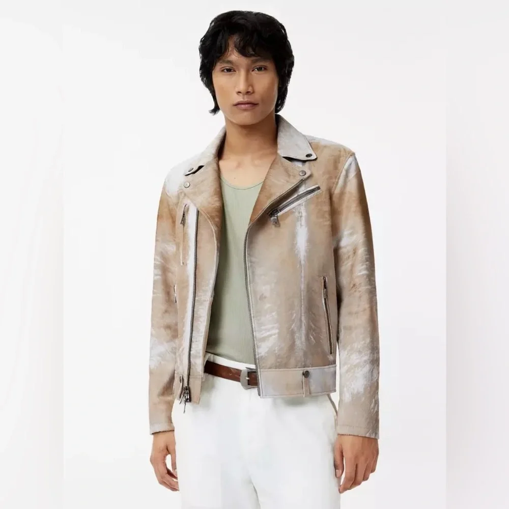 John Varvatos Chelsea Biker Jacket. Size 50 EU 40 USA.Brand new with tags $3498 - Picture 6 of 15